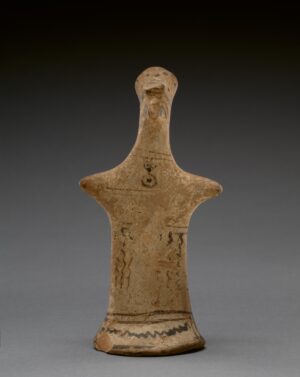 statuette of a female figure, perhaps a Goddess (inspirado en santal 33 de le labo)